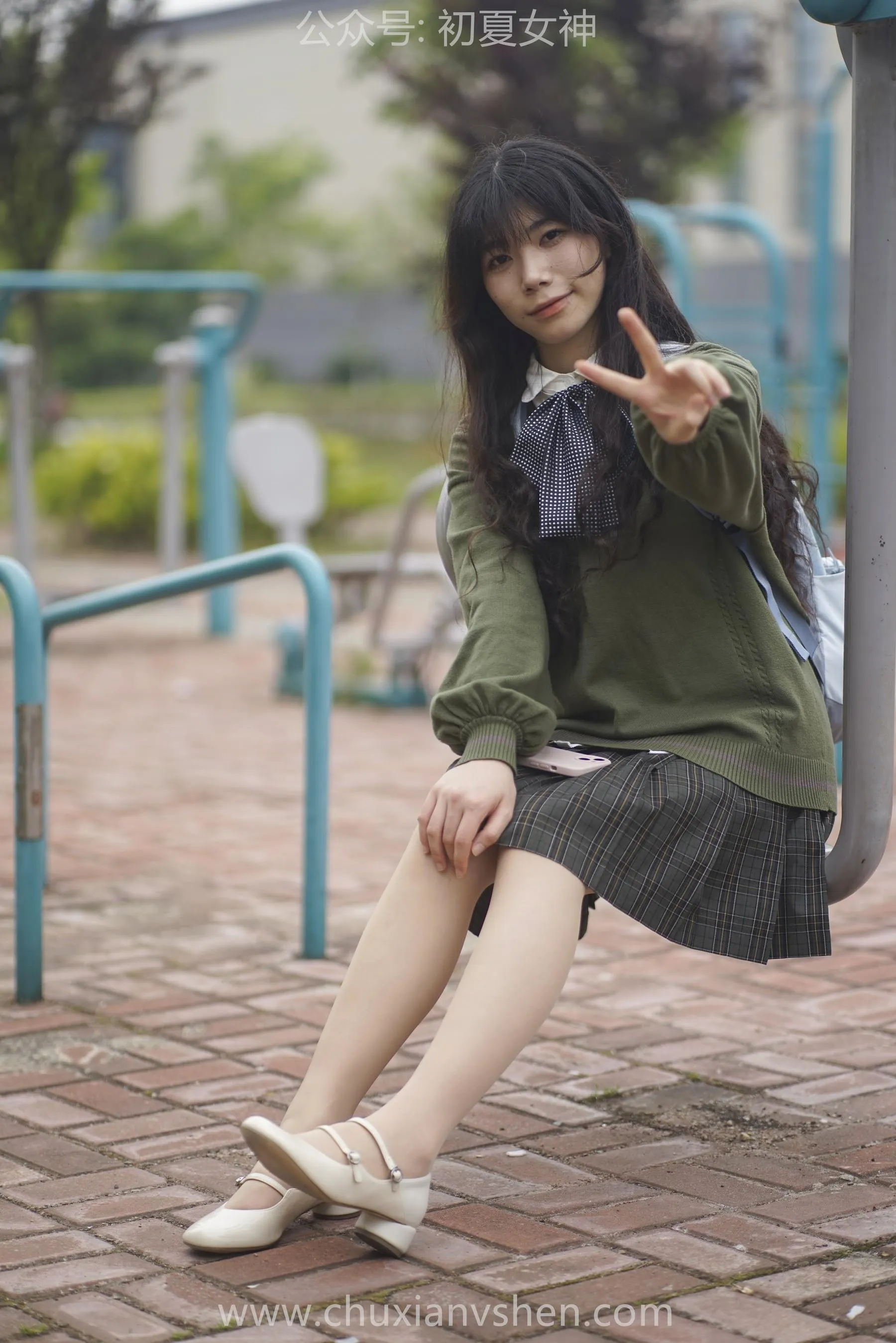 初夏女神 NO.064 欢欢 新晋学妹-学妹的一天 [164P]插图3